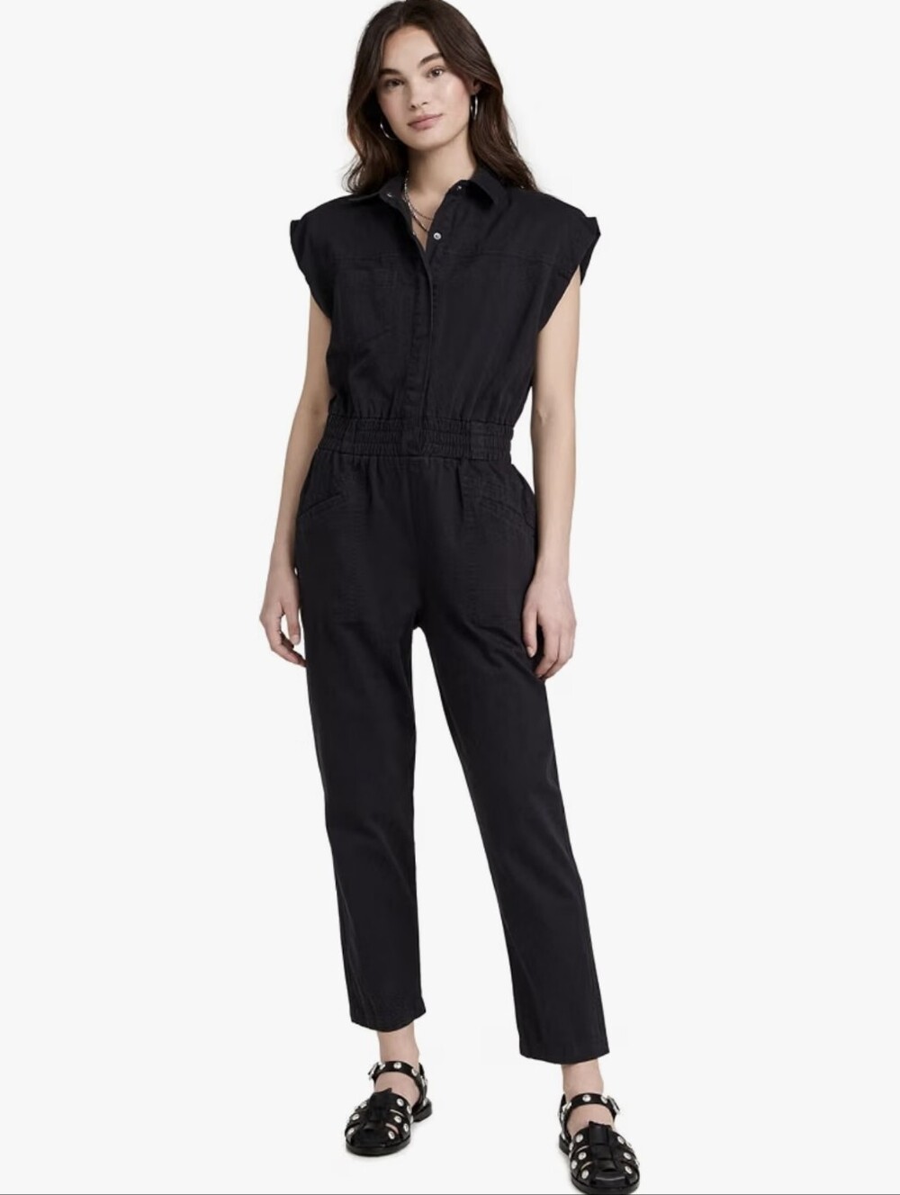 Pistola Rosie Shoulder Padded Jumpsuit